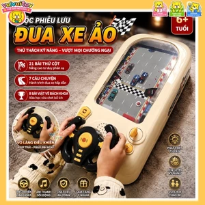 Máy chơi game trí tuệ đua xe vượt chướng ngại vật – Đồ chơi giáo dục tư duy, quà tặng cho bé