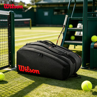 Wilson Clash V3 Super Tour 15PK Black Túi Đựng Vợt Tennis WR8038201001