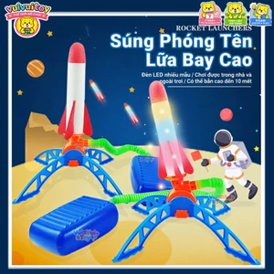 🚀Tên lửa xốp phóng bằng cách đạp chân – Phát sáng, giúp tăng cường sức bật và rèn luyện thể chất