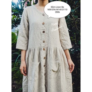 |New| Đầm Linen Meraki Handmade