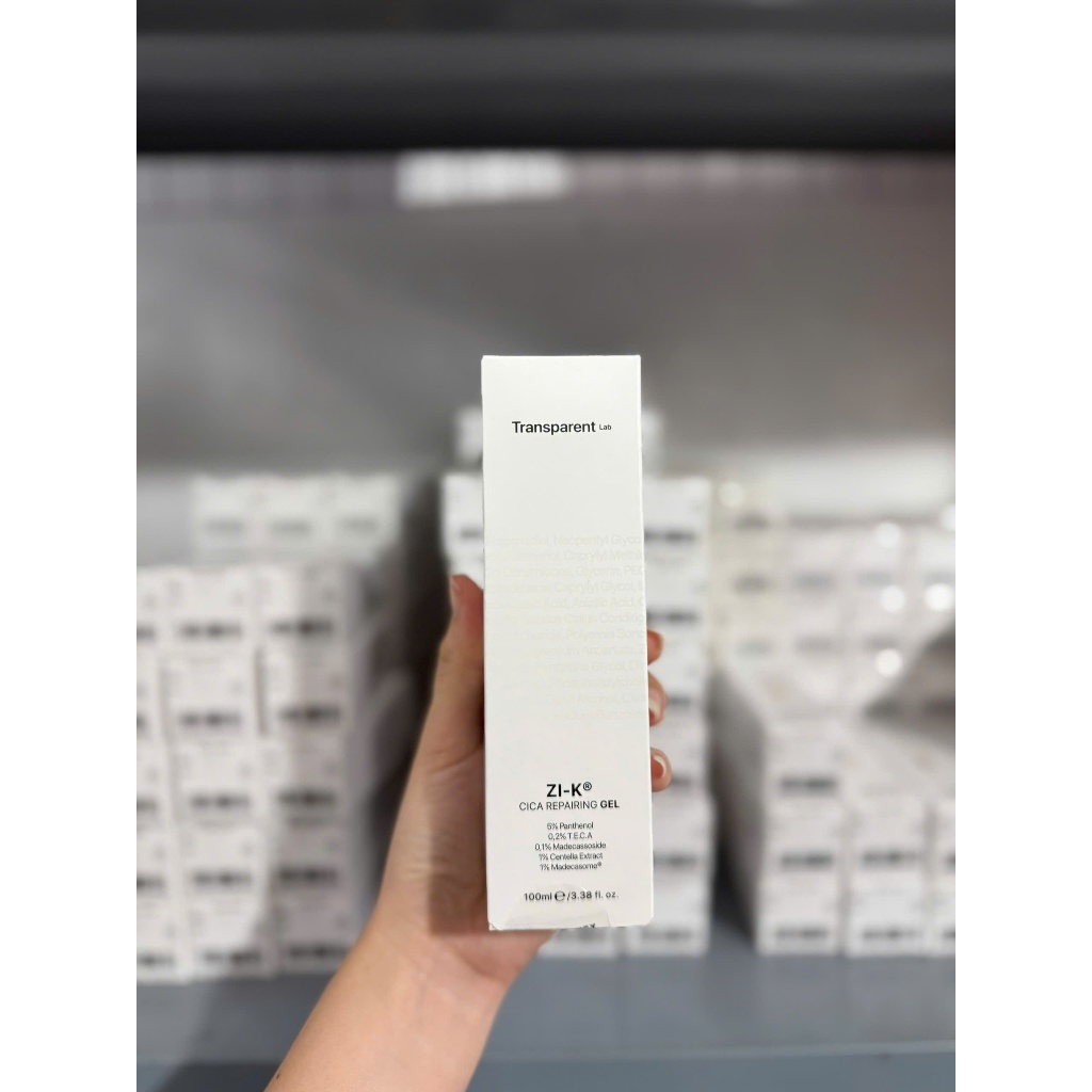 [HÀNG CTY] Gel Dưỡng Phục Hồi Chuyên Sâu, Làm Dịu Da Zi-K Cica Transparent Lab 100ml
