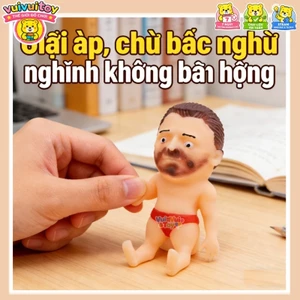 Búp bê chú xấu xí có thể bóp được, giảm căng thẳng với độ đàn hồi chậm.A