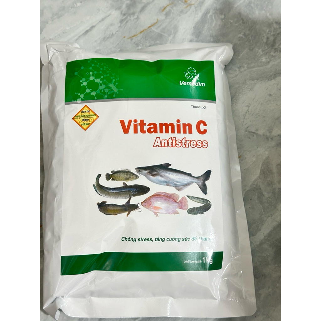 vitamin c vimedim gói 1kg dùng cho cá tôm thuỷ sản