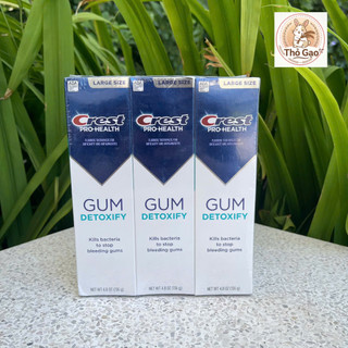 Kem đánh răng Crest Pro-Health Gum Detoxify 136g – Hỗ trợ chăm sóc nướu khỏe mạnh-Hàng Mỹ chính hãng