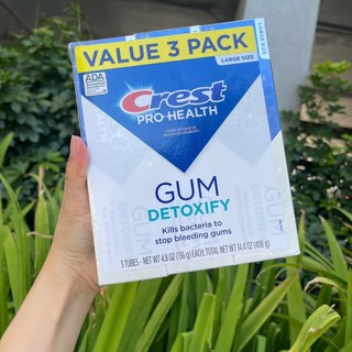 Kem đánh răng Crest Pro-Health Gum Detoxify 136g – Hỗ trợ chăm sóc nướu khỏe mạnh-Hàng Mỹ chính hãng