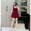 Set Bộ Cộc Sát Nách In Cún SỌC Chất Thun Tăm Hàn Mỏng Nhẹ Mặc Nhà Phong Cách Trẻ Trung Dễ Mặc Top