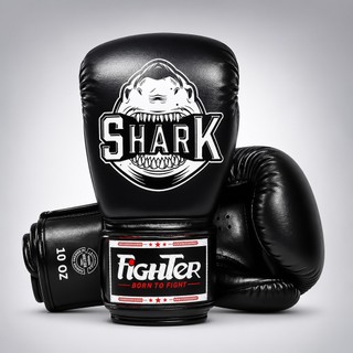 Găng Fighter Shark - Boxing Muay Thai KickBoxing Võ Cổ Truyền... 6oz, 8oz, 10oz, 12oz, 14oz