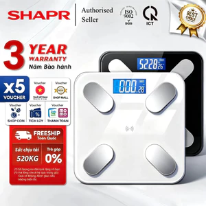 【Bảo hành 3 năm miễn phí 】Cân điện tử thông mình-15 chỉ số cơ thểHỗ trợ kết nối điện thoại di động APP-vỏ hộp mới