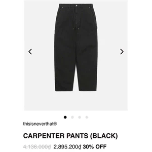 Quần Workwear Carpenter Pant Form Rộng Unisex Hot Trend 2026