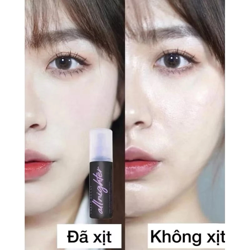 Xịt khóa nền Urban Decay mini – All Nighter 15ml | Makeup lâu trôi – mỏng nhẹ – kiềm dầu