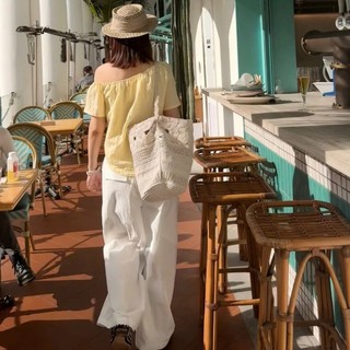 𝗖𝗮𝗹𝗶 𝗟𝗶𝗻𝗲𝗻 -|LY LINEN| - Áo Linen tơ trễ vai