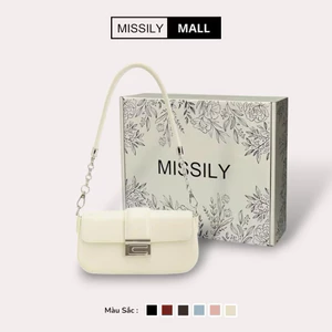 Túi xách nữ, đeo chéo, kẹp nách MISSILY sz 22cm (nđ503)