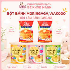 Bột làm bánh pancake Morinaga, Wakodo Nhật Bản cho bé. Bột làm bánh pancake cho bé