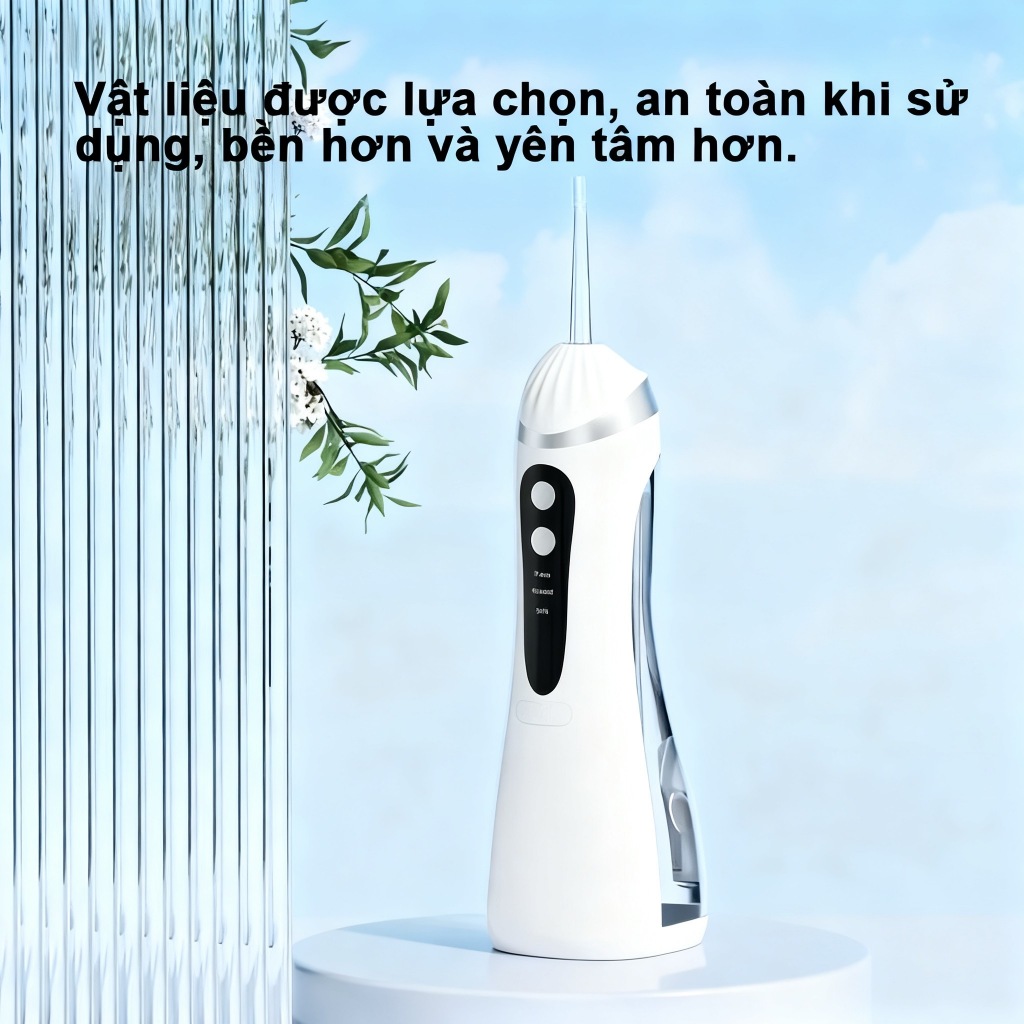 【Bảo hành 3năm miễn phí】Máy tăm nước- Nhiều đầu phun/3 tốc độ/Chăm sóc răng miệng điều khiển bằng AI