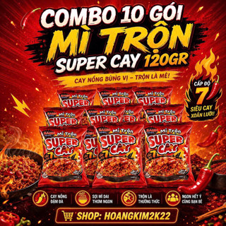 [ 10 GÓI ] MÌ TRỘN SASIN SUPER SIÊU CAY CẤP ĐỘ 7