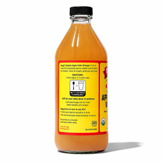 Combo 2 Giấm Táo Hữu Cơ Bragg 473ml – Lên Men Tự Nhiên, Chưa Lọc