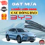 GẠT MƯA XE BYD SEALION 6, CÁC DÒNG BYD ATTO 2, ATTO 3, SEAL, HAN, SEALION 8, DOLPHIN, LƯỠI SILICON NANO GẠT sạch êm