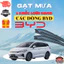 GẠT MƯA XE BYD M6, CÁC DÒNG BYD SEALION 6, ATTO 3, SEAL, HAN, ATTO 2, SEALION 8, DOLPHIN, LƯỠI SILICON NANO GẠT sạch êm