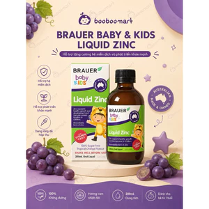 Brauer Zinc Kids 200ml – Bổ Sung Kẽm Cho Bé Từ 1–13 Tuổi
