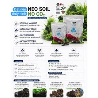 Phân Nền NEO Soil Gravel - Công Nghệ Tự Tạo CO2 Trong Nền - Giúp Cây Thuỷ Sinh Phát Triển Toàn Diện