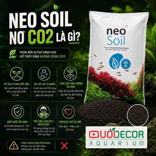 Phân Nền NEO Soil Gravel - Công Nghệ Tự Tạo CO2 Trong Nền - Giúp Cây Thuỷ Sinh Phát Triển Toàn Diện