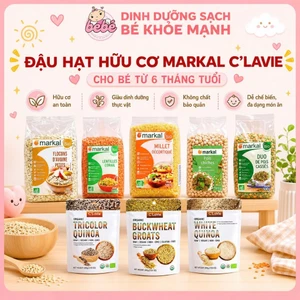 Đậu hạt hữu cơ cho bé ăn dặm Markal, C’Lavie,Sottolestelle - Hạt hữu cơ làm sữa, cháo, bánh cho bé