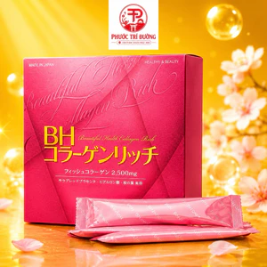 BH Collagen Nichiei Bussan Thủy Phân -Hộp 30 gói- Thực phẩm bổ sung Collagen & Vitamin C cho cơ thể