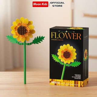 Set hoa lắp ráp 16 mẫu – Đồ chơi sáng tạo tự làm, quà tặng siêu xinh