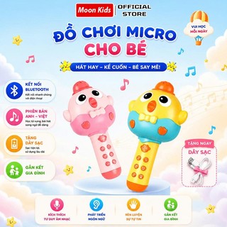 Micro Bluetooth Không Dây, Có Sạc Type C, Bluetooth & Đổi Giọng Vui Nhộn