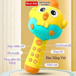 Micro Bluetooth Không Dây, Có Sạc Type C, Bluetooth & Đổi Giọng Vui Nhộn