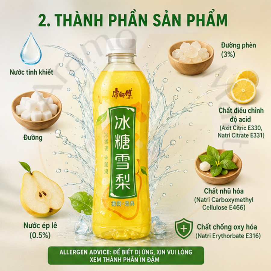 Thùng Trà hoa nhài, thanh trà các loại Kang Shi Fu 15chai