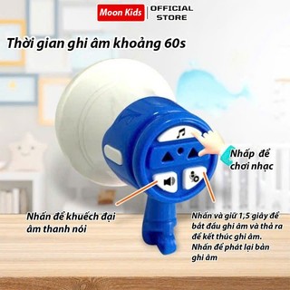 Loa Mini Đồ Chơi có kèm pin có thể ghi âm và phát lại âm thanh đã ghi âm lặp đi lặp lại vui nhộn
