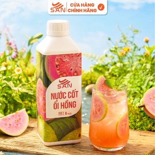 NƯỚC CỐT KIWI XANH Chai 1Kg, có mẫu thử 100ml, tặng công thức pha chế, hương thơm, trái cây tự nhiên