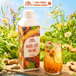 Nước Cốt Ổi Hồng SAN – Vị Ngọt Thanh Tươi Mát – Có Mẫu Thử 100ml, Tặng Sách Công Thức Pha Chế