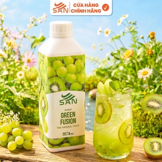 Syrup/siro TÁO, ĐÀO, DƯA LƯỚI SAN, mẫu thử 100ml, tặng sách công thức, tiện dụng, trái cây tự nhiên
