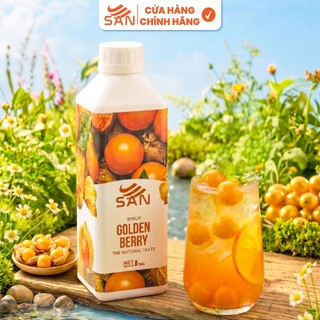Syrup/siro TẦM BÓP SAN, mẫu thử 100ml, tặng sách công thức, tiện dụng, trái cây tự nhiên