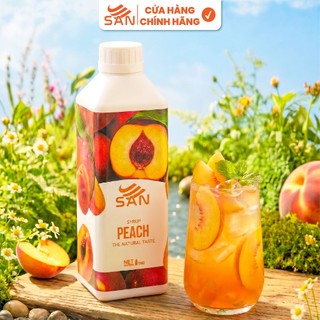 SYRUP XOÀI NON SAN Chai 1Kg, có mẫu thử 100ml, tặng công thức pha chế, hương thơm