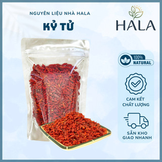 Túi 250g - 500g Kỷ Tử Sấy Khô, Hàng Chuẩn, Màu Tươi, Hạt Đều, Giàu Dinh Dưỡng Sử Dụng Nấu Trà, Nấu Chè Dưỡng Nhan - HALA