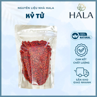Túi 250g - 500g Kỷ Tử Sấy Khô, Hàng Chuẩn, Màu Tươi, Hạt Đều, Giàu Dinh Dưỡng Sử Dụng Nấu Trà, Nấu Chè Dưỡng Nhan - HALA