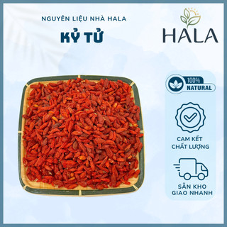 Túi 250g - 500g Kỷ Tử Sấy Khô, Hàng Chuẩn, Màu Tươi, Hạt Đều, Giàu Dinh Dưỡng Sử Dụng Nấu Trà, Nấu Chè Dưỡng Nhan - HALA