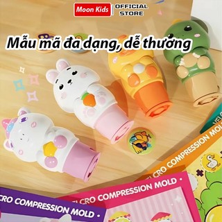 Đồ chơi con dấu sticker dễ thương cho bé, máy đóng dấu sticker tặng kèm 100 nhãn dán
