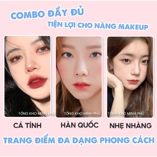 Bộ Trang Điểm/Set Trang Điểm/Bộ Makuep Đầy Đủ Nước Tẩy Trang + Kem Nền + Kem lót+ Phấn Phủ + Son...