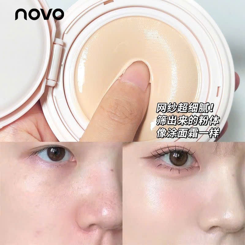 PHẤN NỀN KHÍ ĐỆM NOVO TONE-UP , Cho lớp nền căng bóng tự nhiên – Mịn đẹp suốt cả ngày 6469