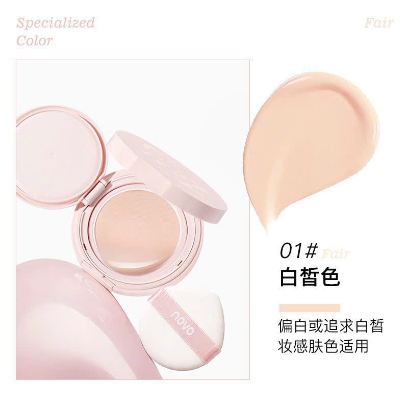 PHẤN NỀN KHÍ ĐỆM NOVO TONE-UP , Cho lớp nền căng bóng tự nhiên – Mịn đẹp suốt cả ngày 6469