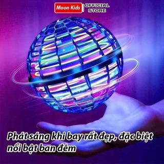 Quả cầu ma thuật boomerang phát sáng và tự quay lại vị trí ném, đồ chơi bóng bay UFO giải trí cho bé