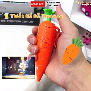 Bút Cà Rốt Thỏ Judy Có Chức Năng Ghi Âm Giọng Nói Dễ Thương - Bút Ngòi 0.5mm Cho Bé Học Tập