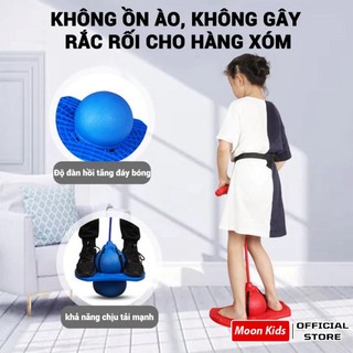 Bóng nhảy thể thao có tay cầm chịu lực, đồ chơi bật nhảy vận động ngoài trời cho bé và người lớn