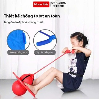 Bóng nhảy thể thao có tay cầm chịu lực, đồ chơi bật nhảy vận động ngoài trời cho bé và người lớn