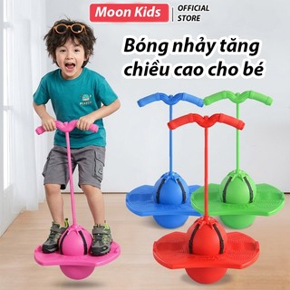Bóng nhảy thể thao có tay cầm chịu lực, đồ chơi bật nhảy vận động ngoài trời cho bé và người lớn