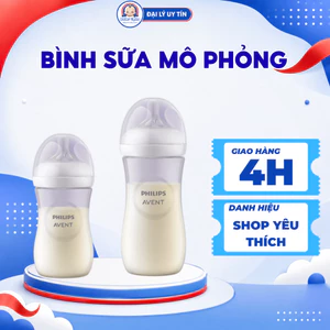 Bình Sữa Philips Avent Natural Response Thế Hệ Mới Mô Phỏng Tự Nhiên, Chống Đầy Hơi Đủ Size